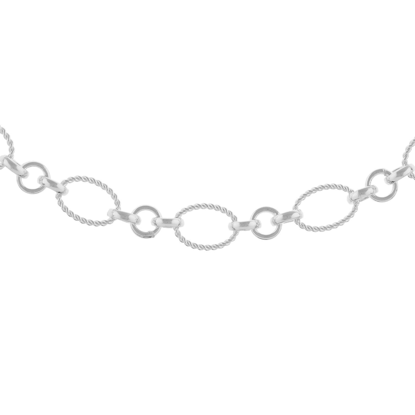 Sterling Silver Handmade Textured Chain