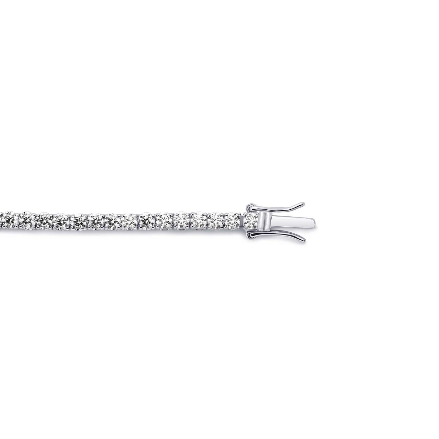 Silver Sparkly Tennis Braclelet