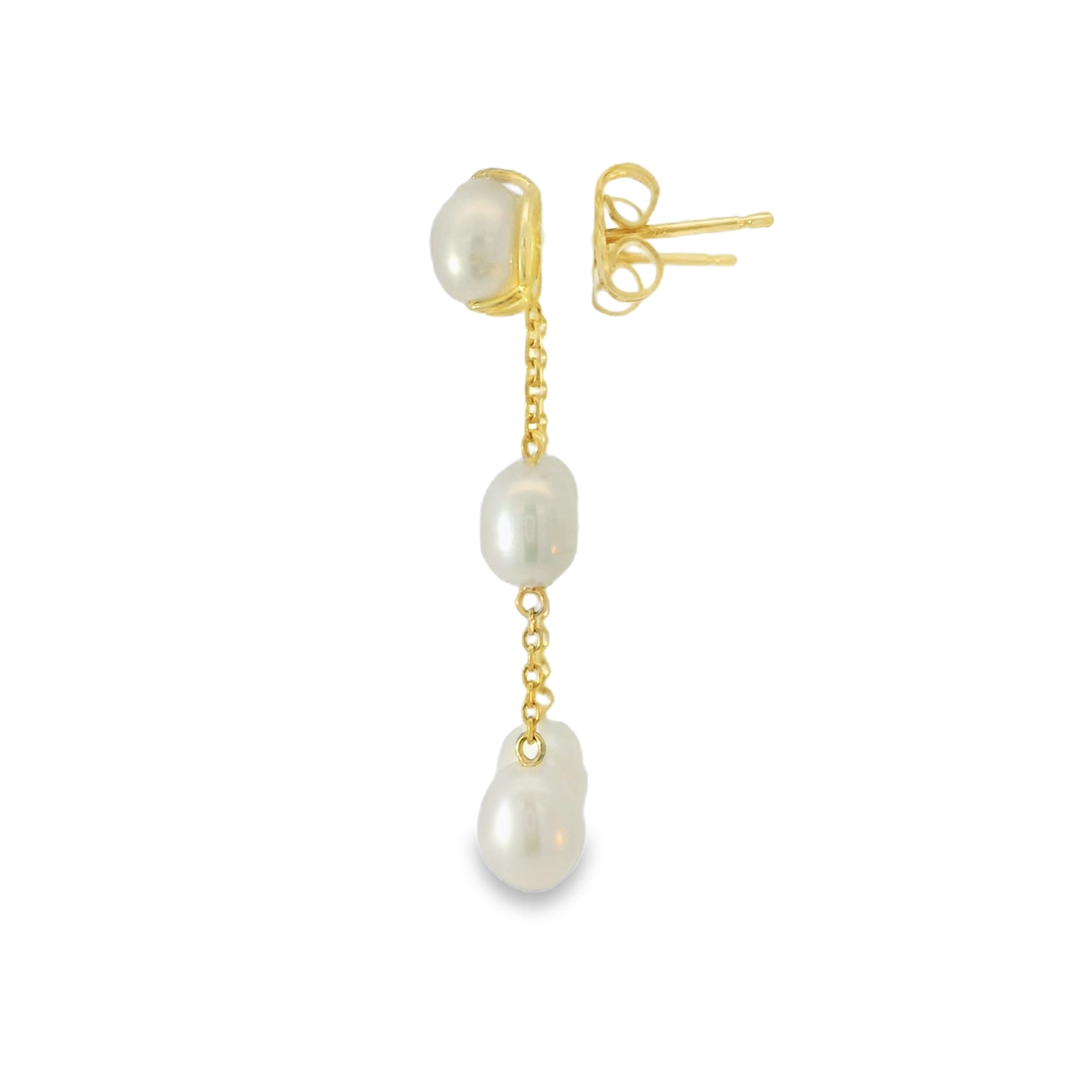 Fresh Water Pearl Tier Drop Earrings
