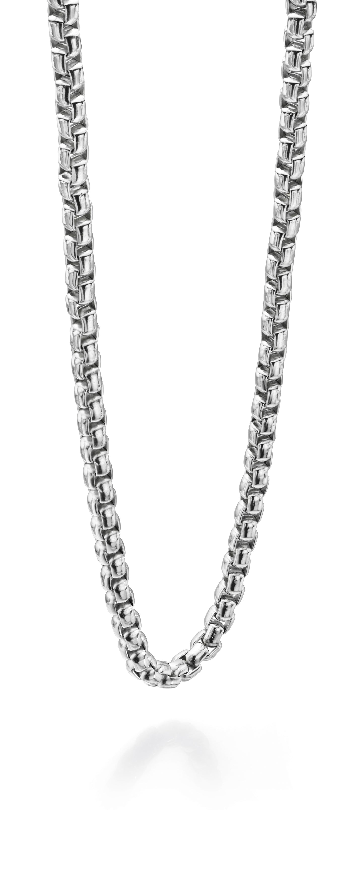 Gents Stainless Steel Large Belcher Link Chain Necklace