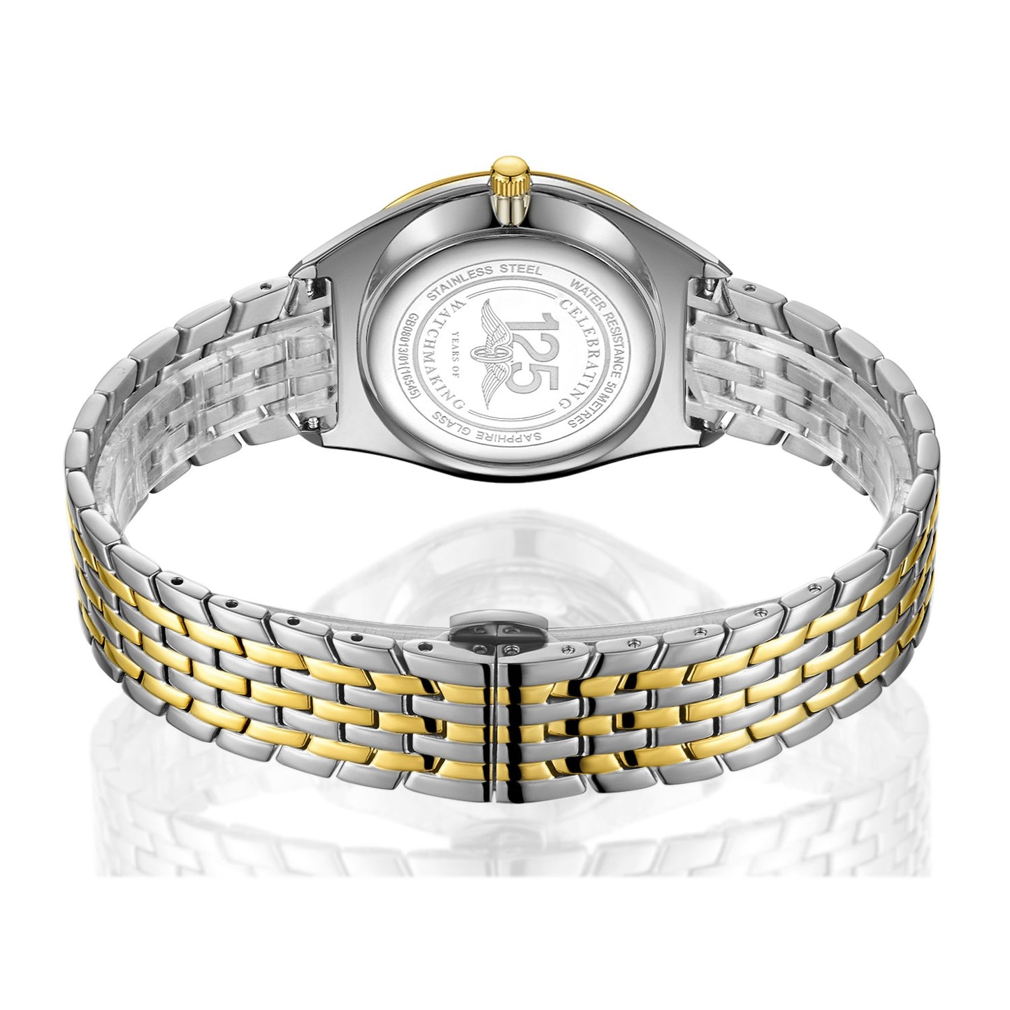 Two Tone Ultra Slim Watch