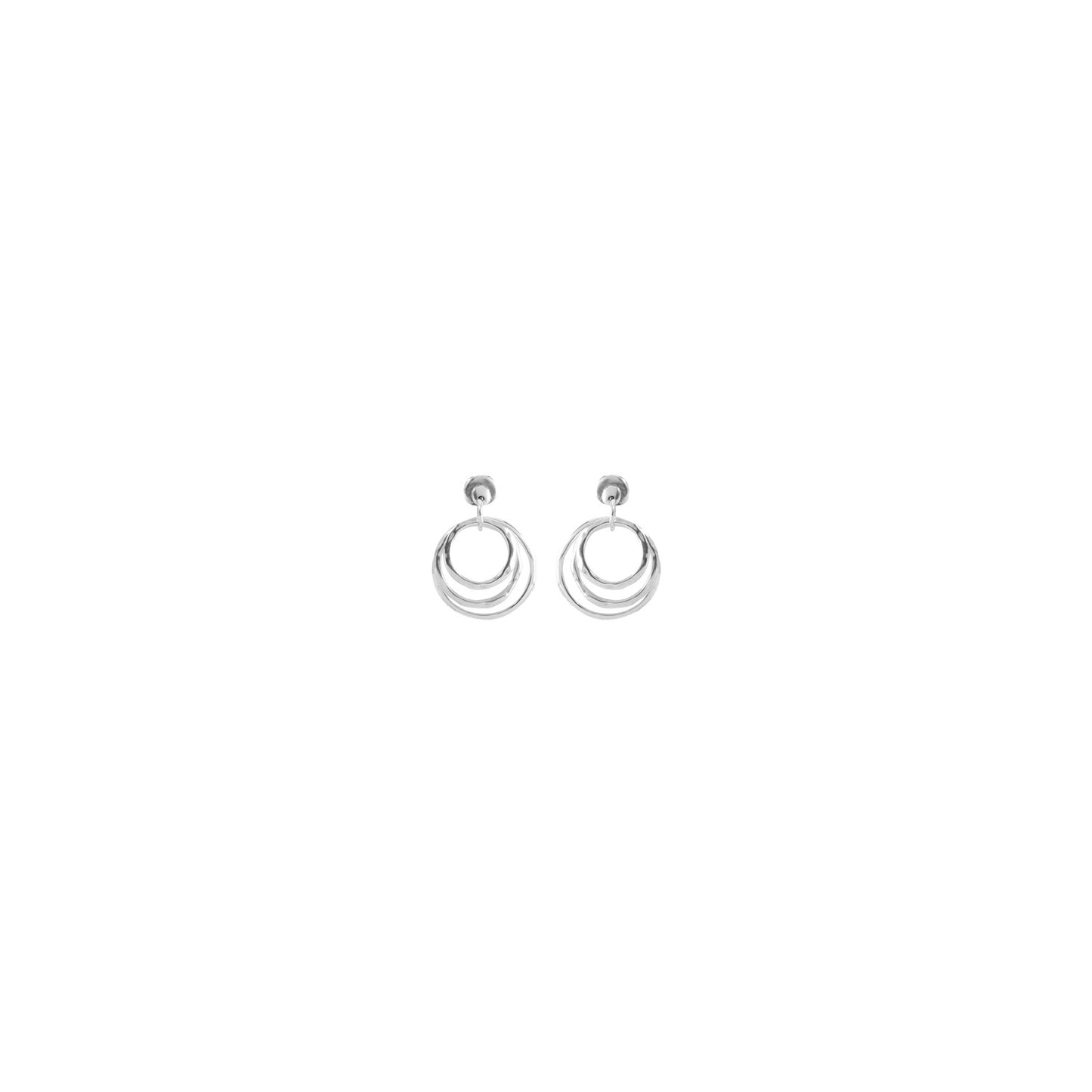 Irregular hoop earrings