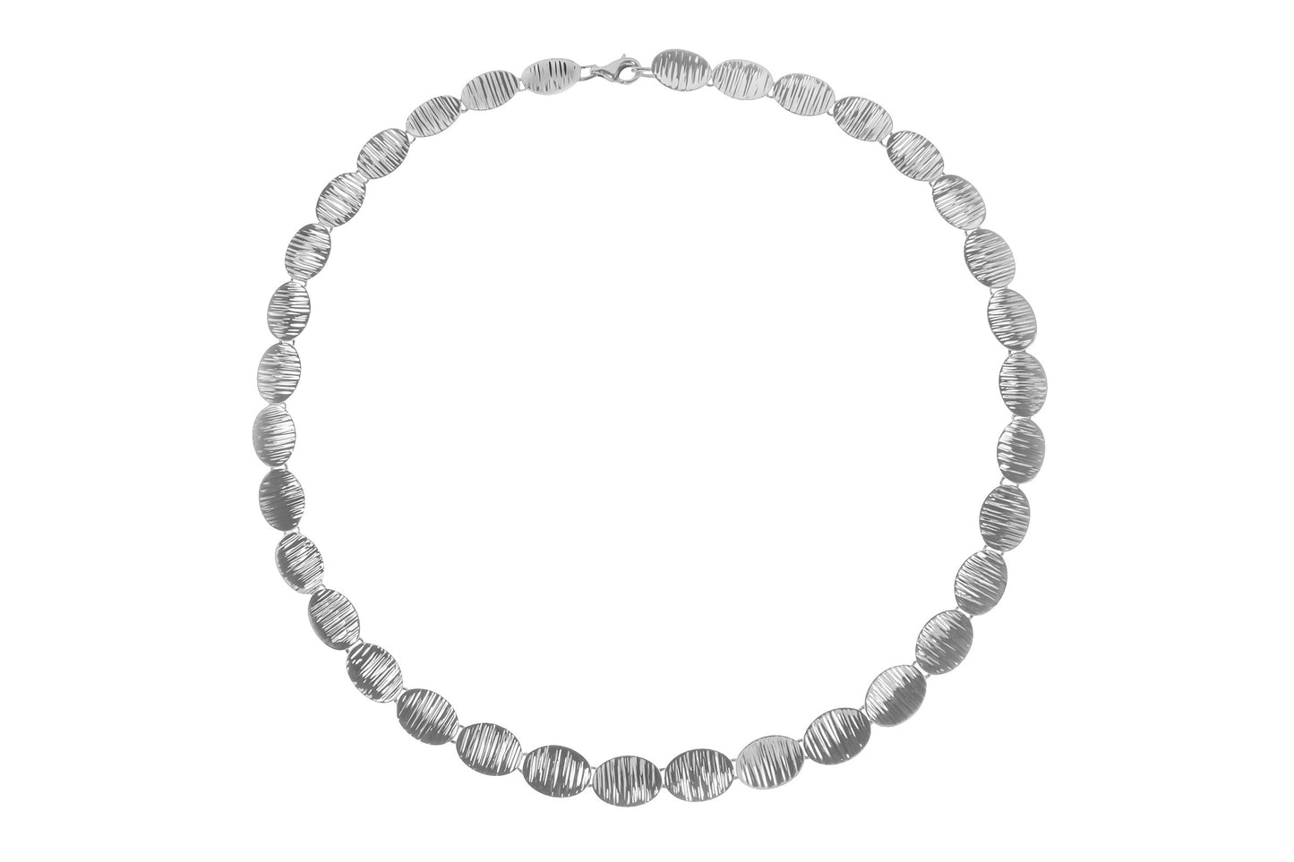 Textured Oval Link Collar