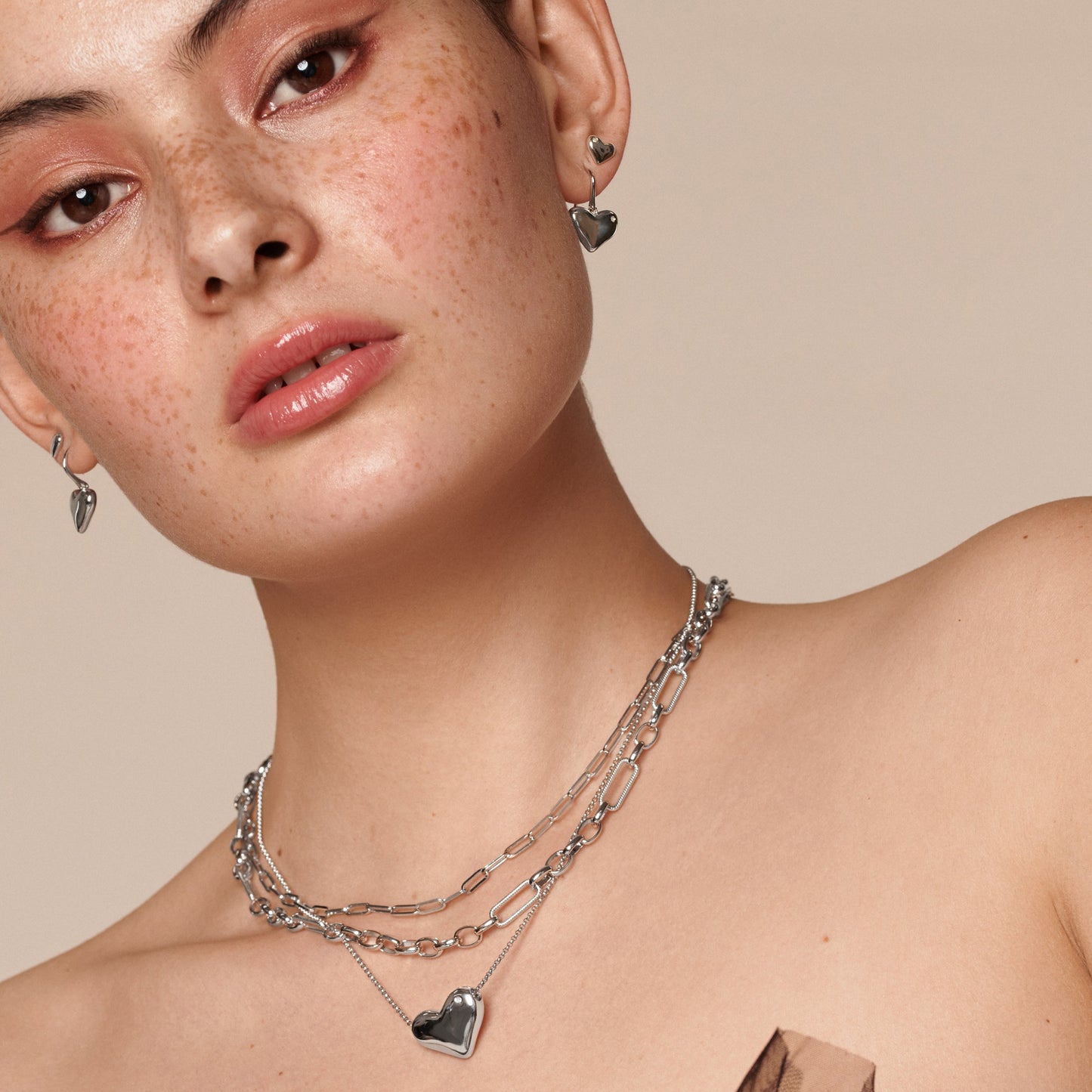 Desire Heart Hook Earrings