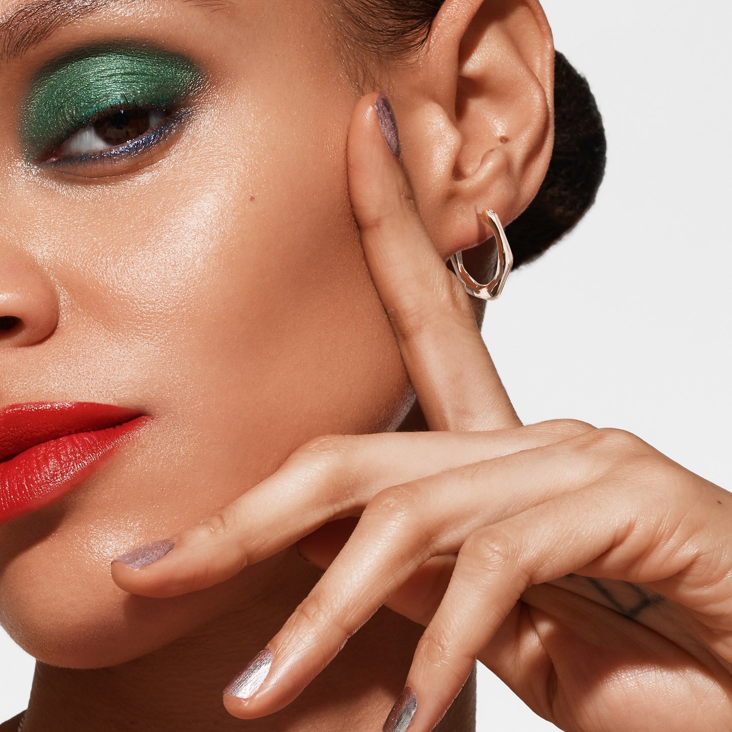 Fluid Hoop Earrings
