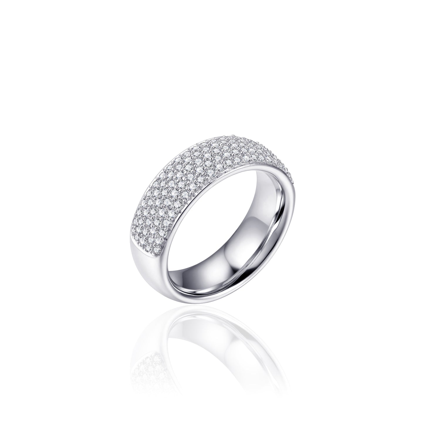 Silver Pave Sparkly Ring