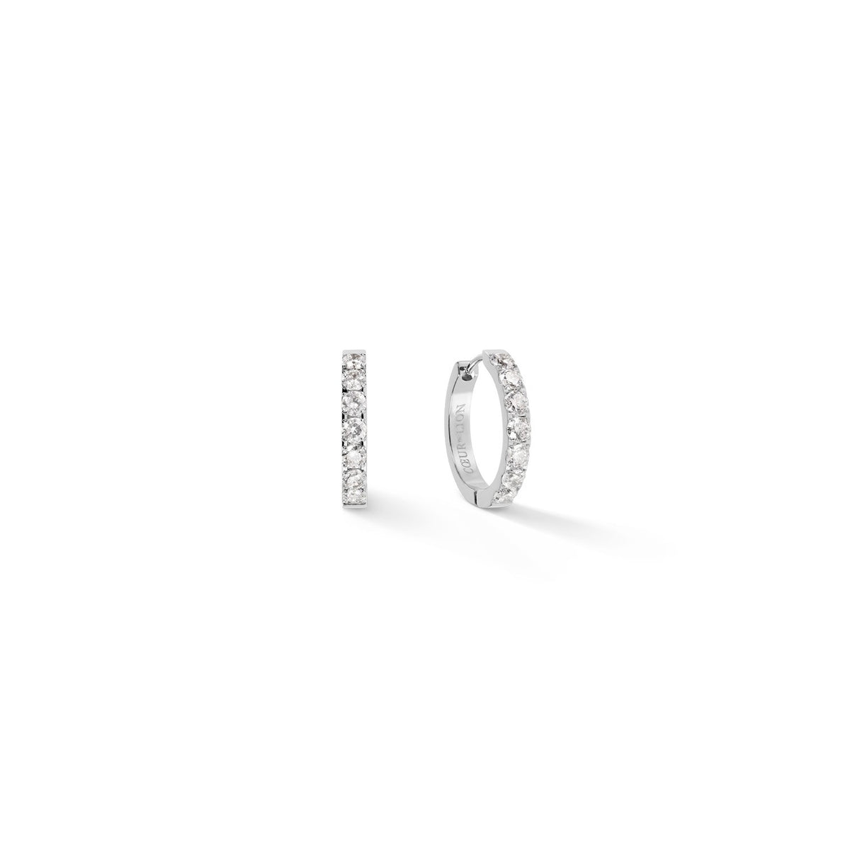 Eternal Love Bold Hoop Earrings Silver