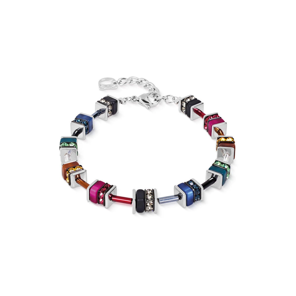 Geocube Bracelet classic Polaris & Rhinestone multicolour Winter