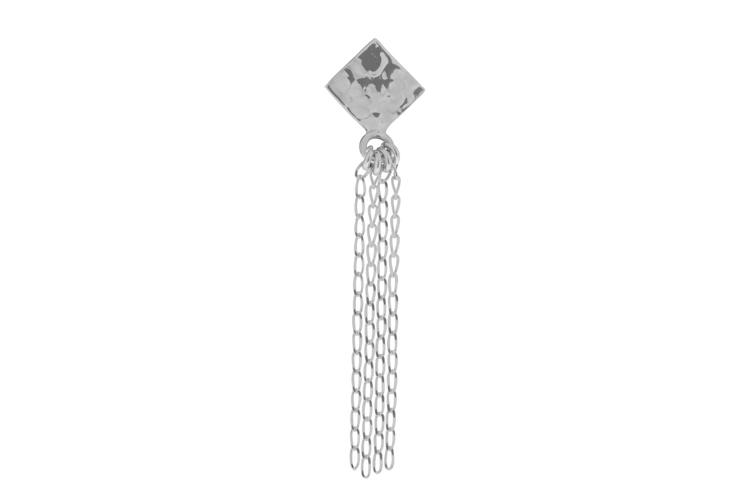 Sil Hammrd Squre+Chain Drop E