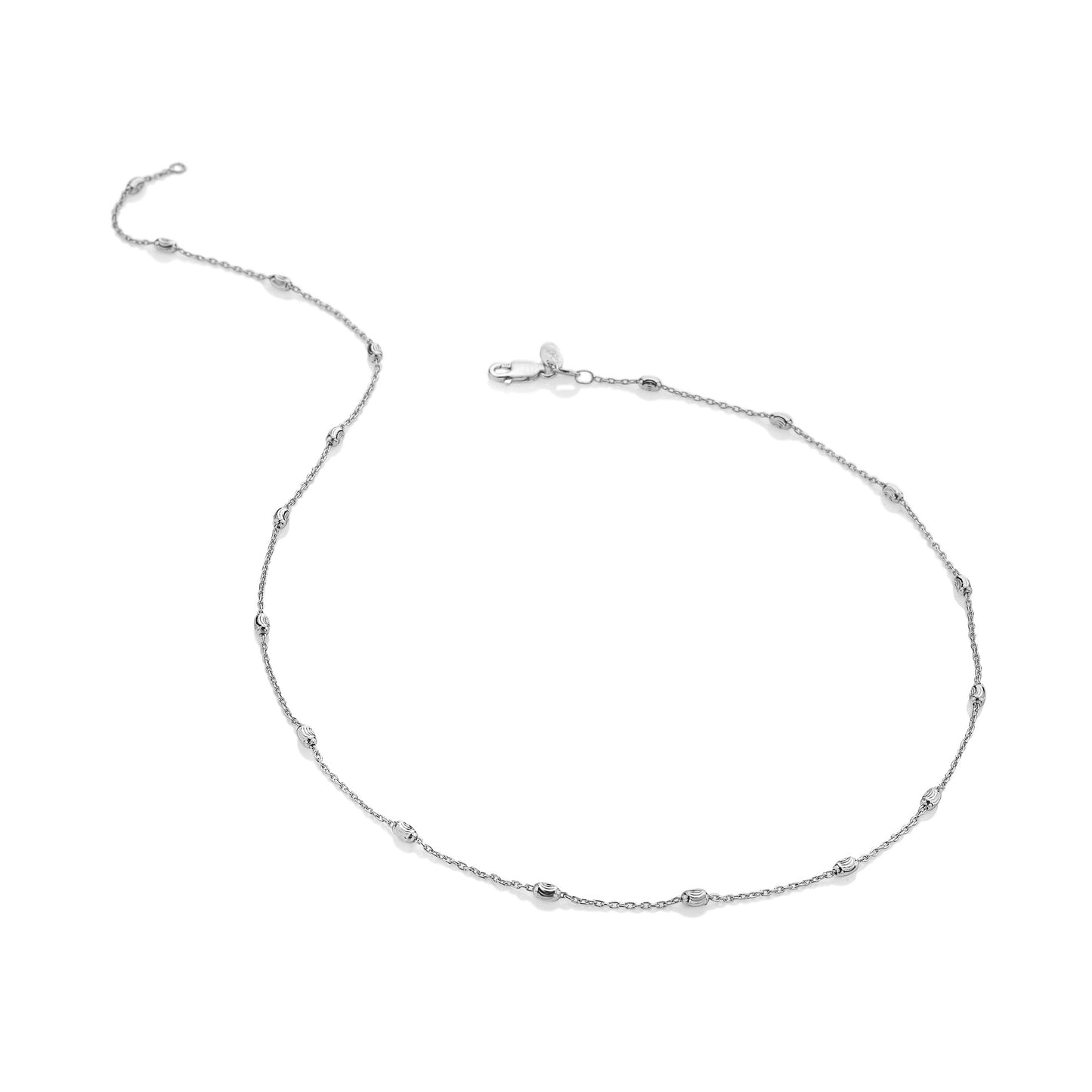 18" Silver Interlink Oval Chain