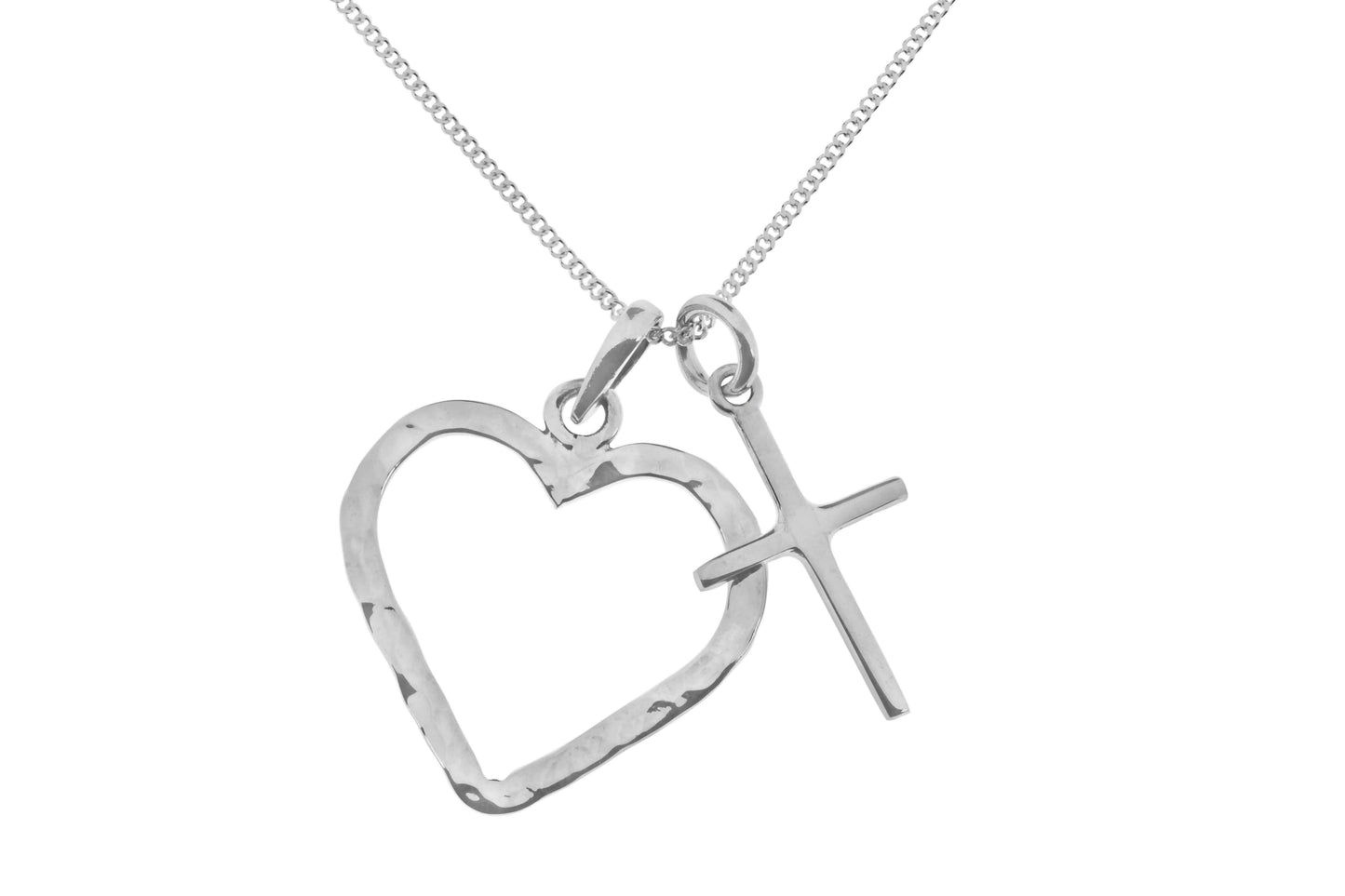 Heart and Cross Pendant