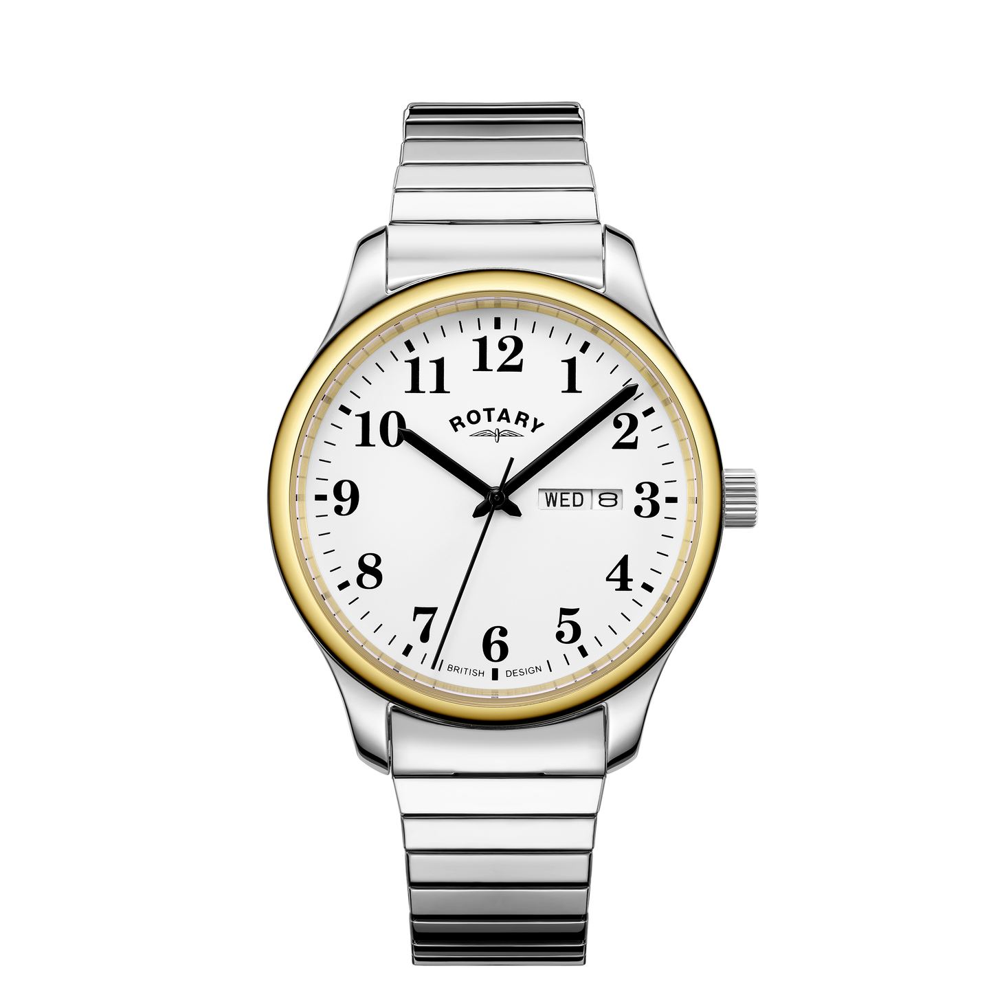 Two Tone Elasticated Watch