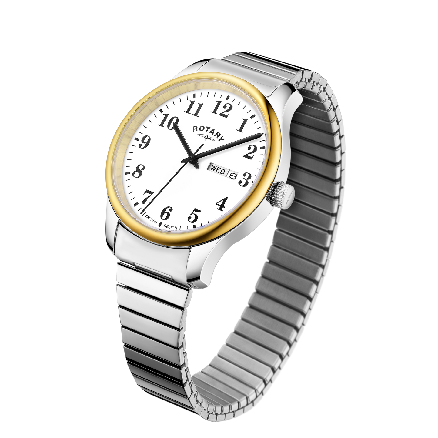 Two Tone Elasticated Watch