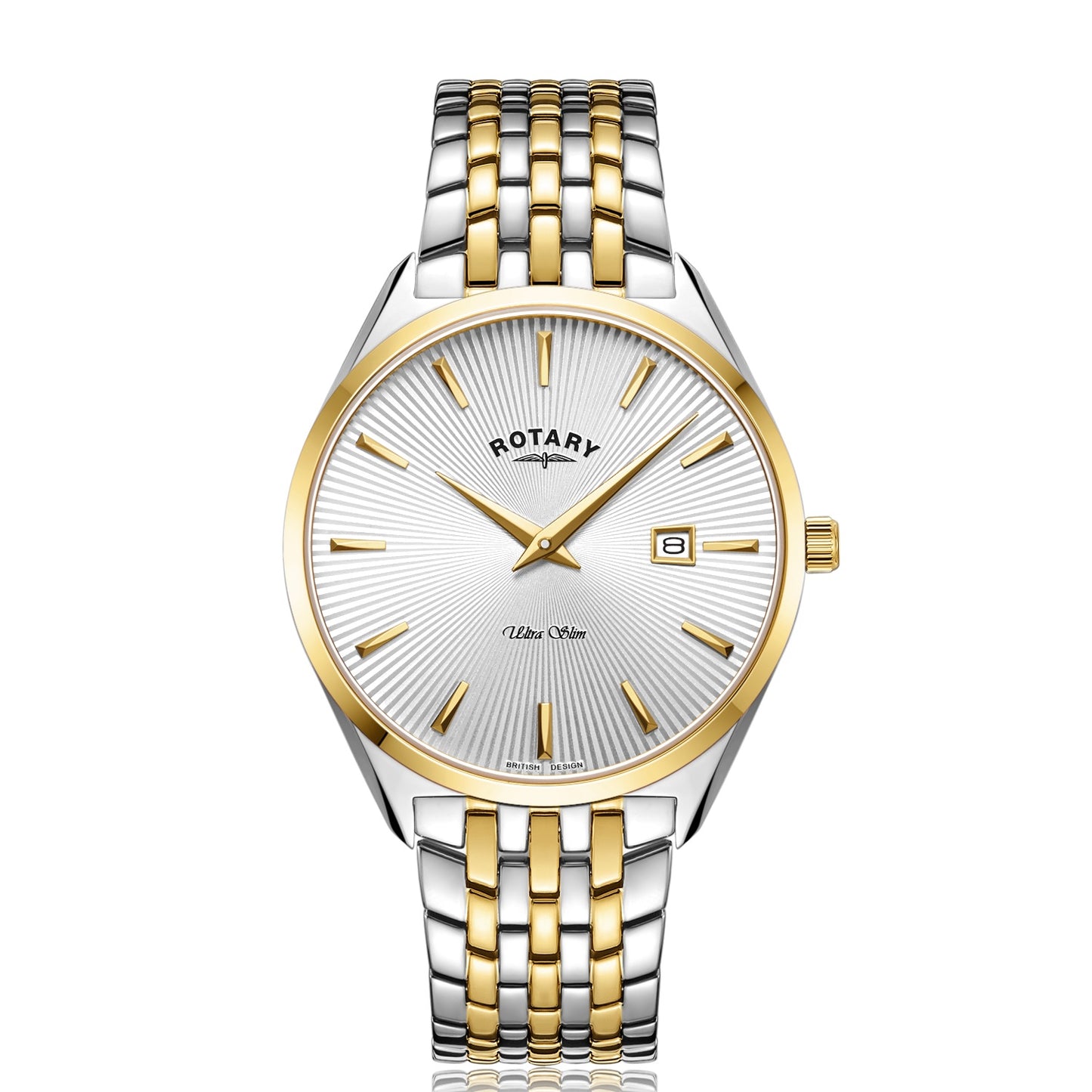 Two Colour Ultra Slim Watch