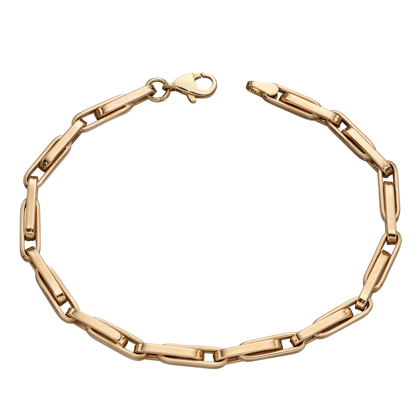 Double Oval Link Bracelet