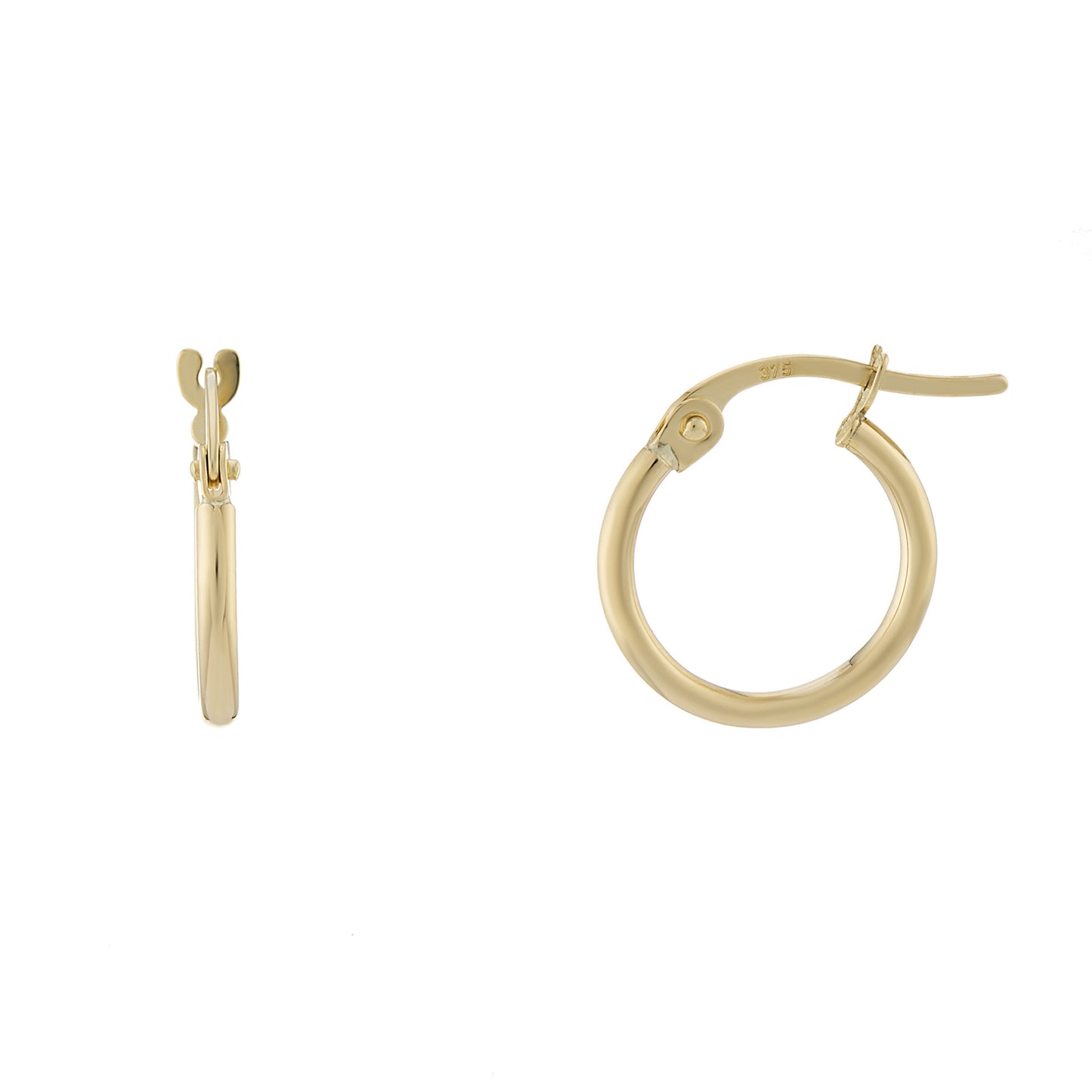 Yellow Gold Small Hoop Earrings