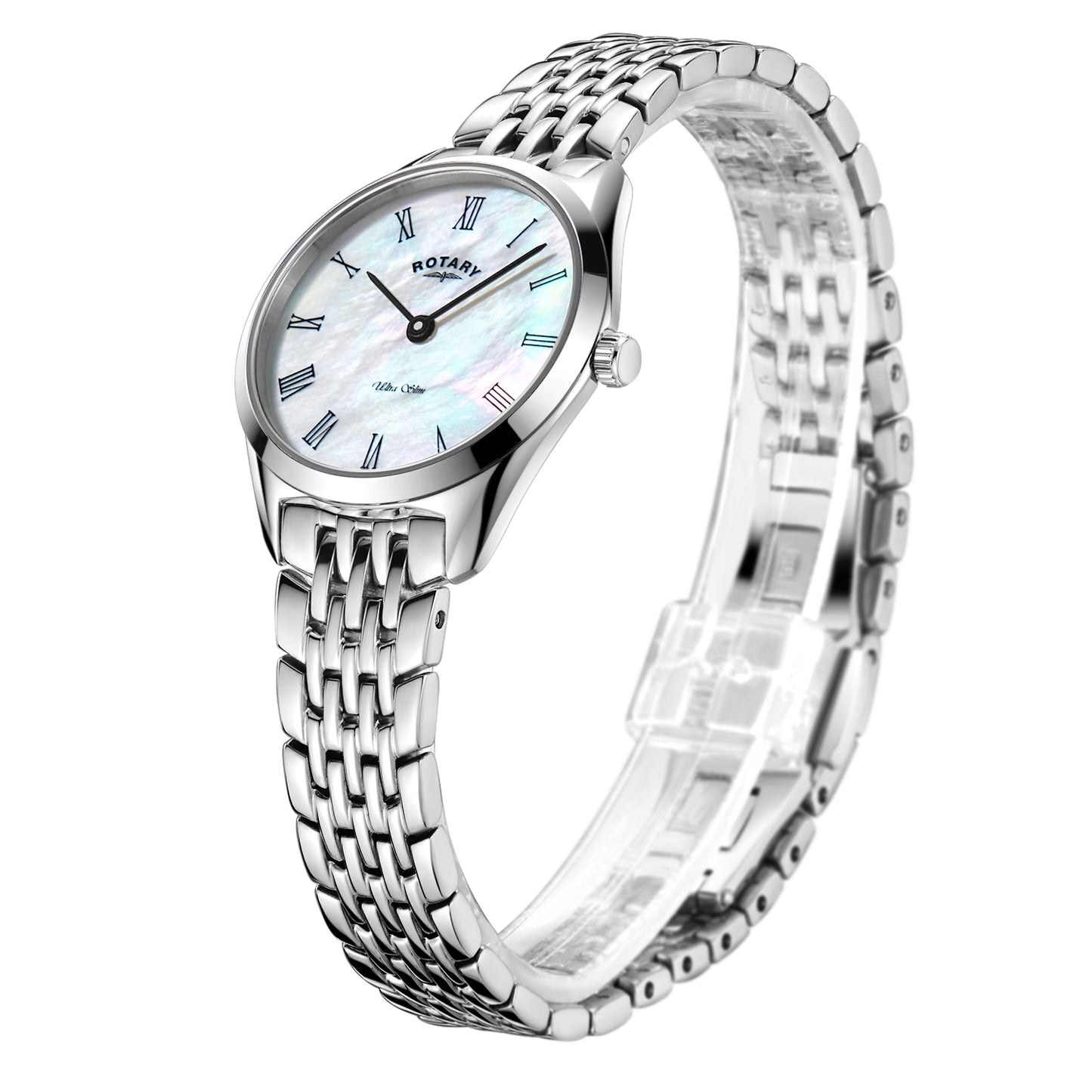 LB08010/41 Lds MOP Ulta Thin Watch