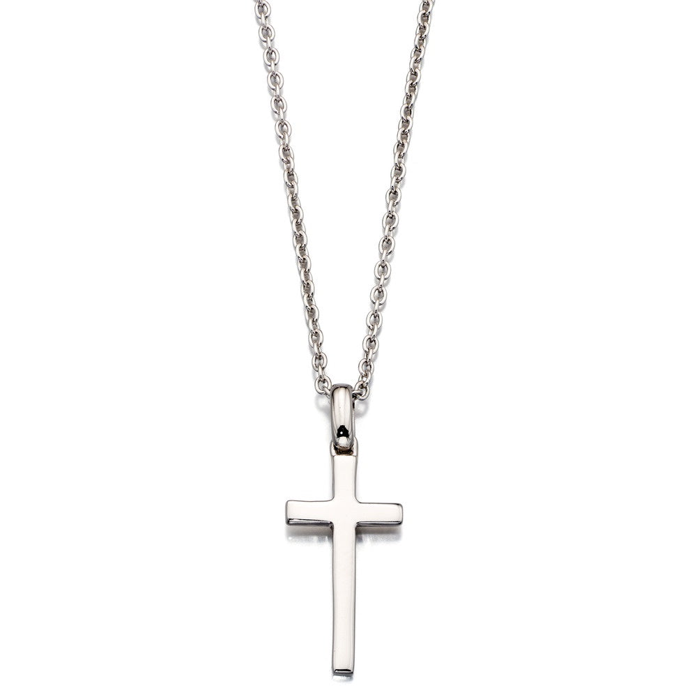 LSN0055 Misha-Sil cross pend & chain