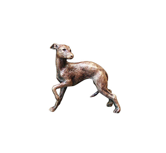 Bronze Whippet Figurine