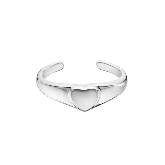 Remy - Silver Heart Signet Ring