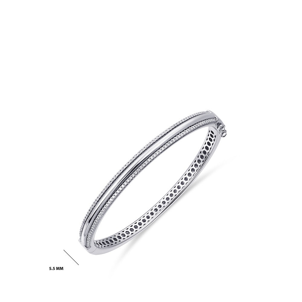 Silver Sparkle Bangle