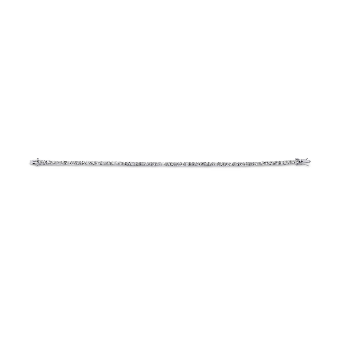 Silver Sparkly Tennis Braclelet