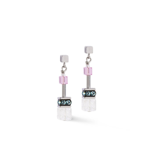 Geocube Iconic Precious earrings pink-lilac