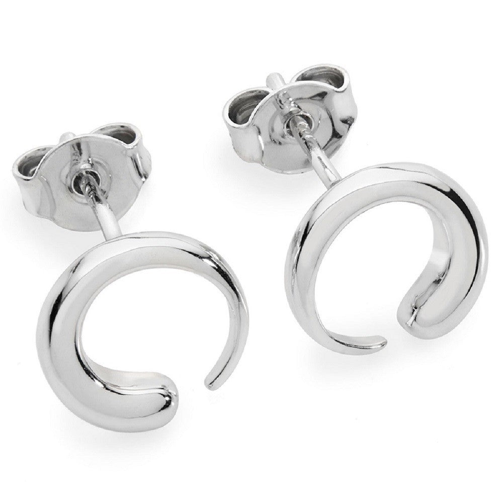 Silver Luna Earrings