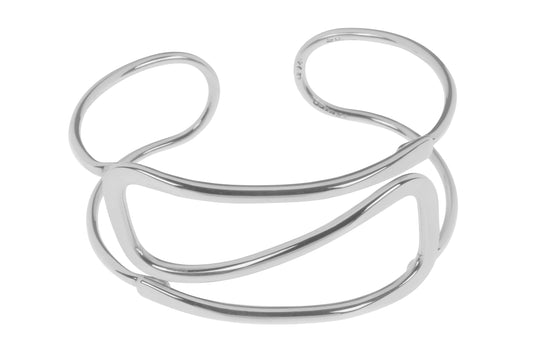 Wide Squiggle Bangle