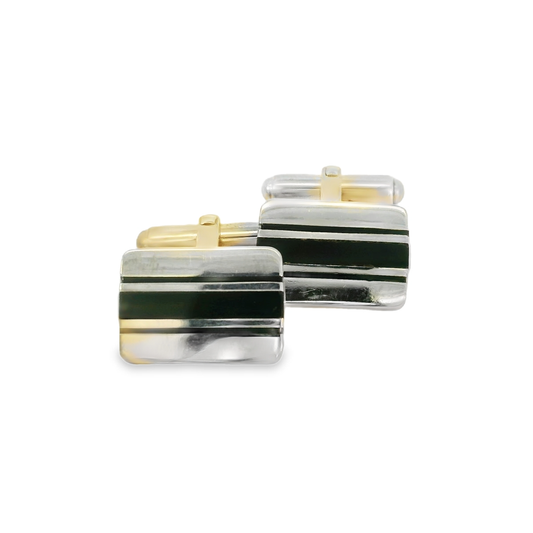 Stylish Stainless Steel Cufflinks