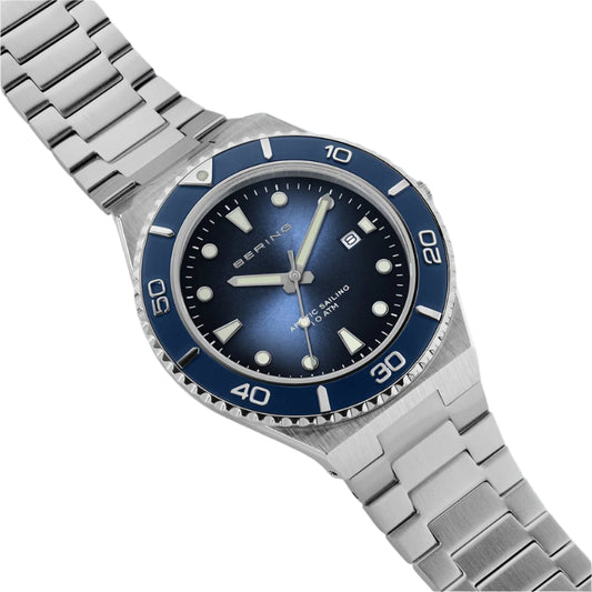 Silver Colour Navy Artic Sailing Watch