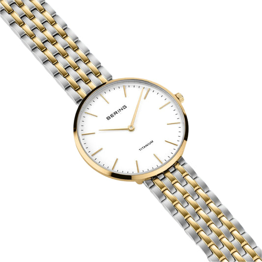 Two Colour Titanium Watch