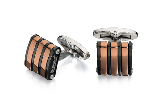 Black and Brown Cufflinks