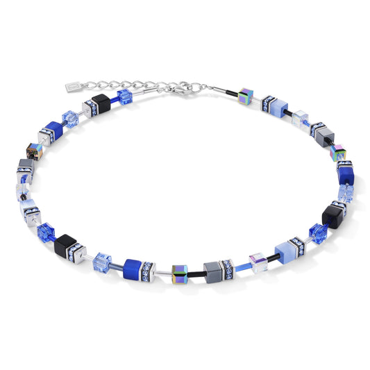 Blue Crystal Cube Neck