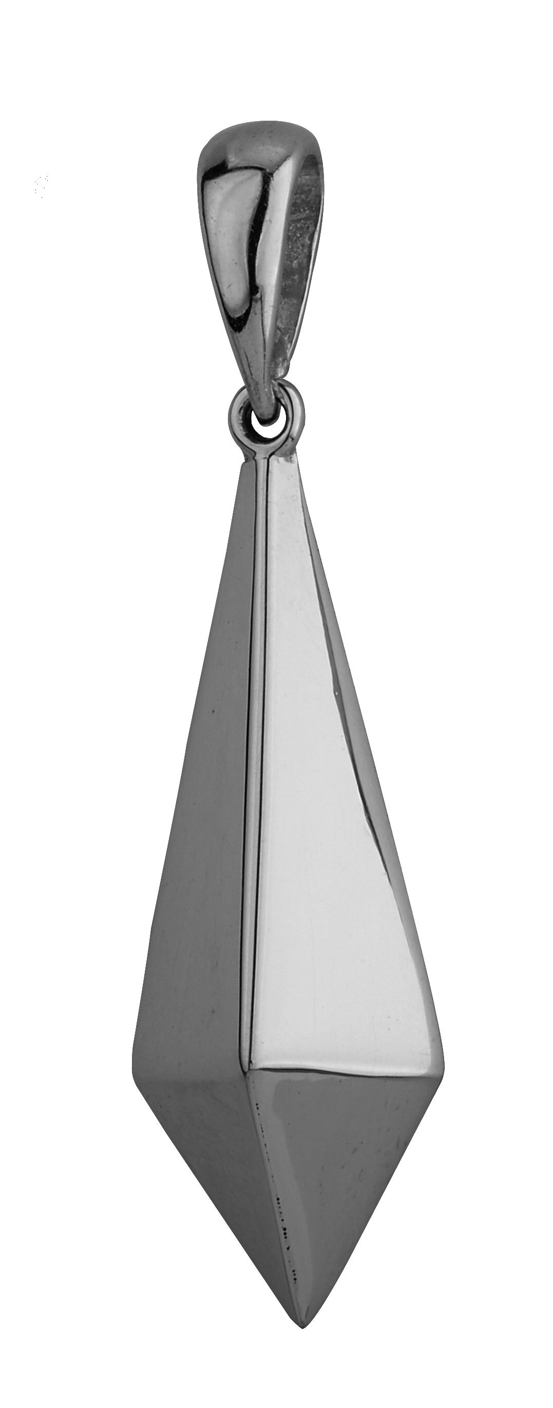 Silver Pyramid Pendant
