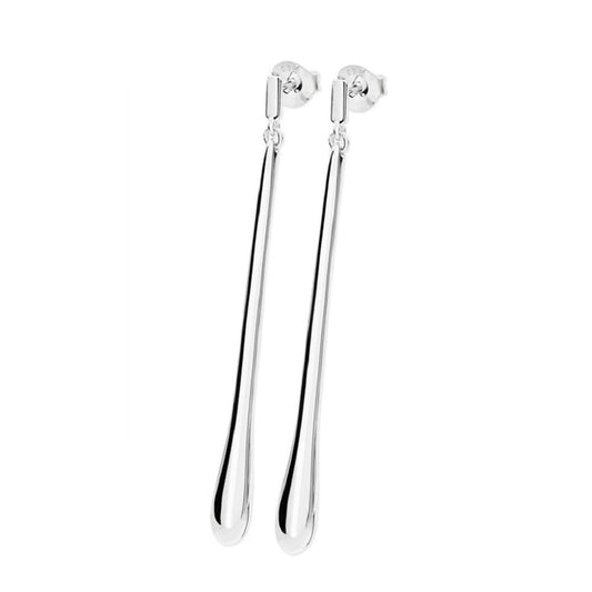 Long Drop Stud Earrings