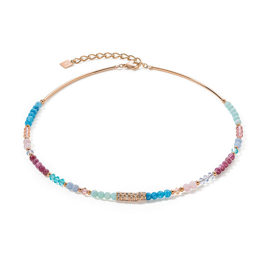 6020/10/2026 R/M blu,pnk,beaded 3/4 N
