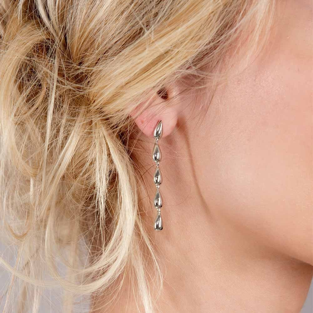 Long Tear Drop Earrings