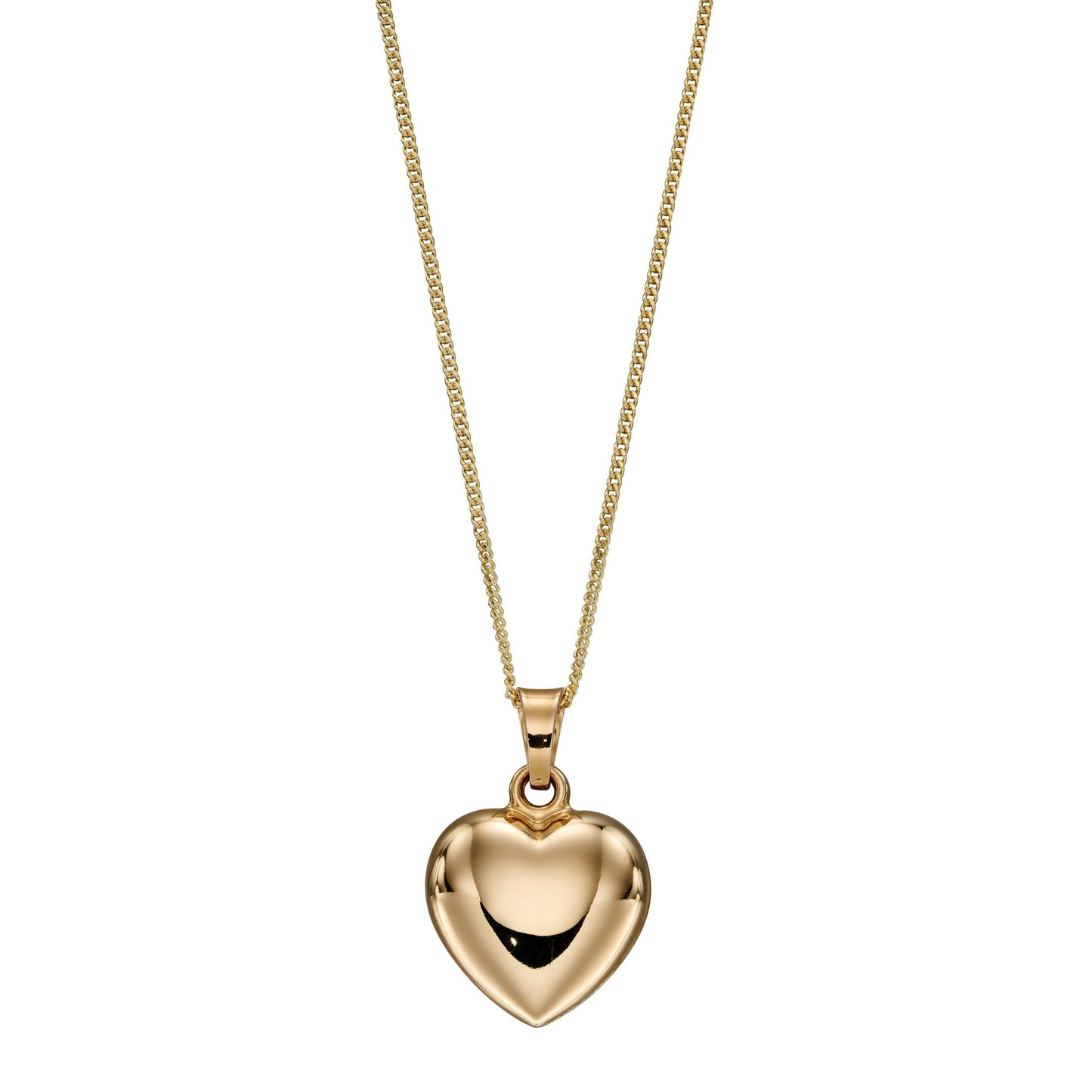 9ct Yellow Gold Heart Pendant