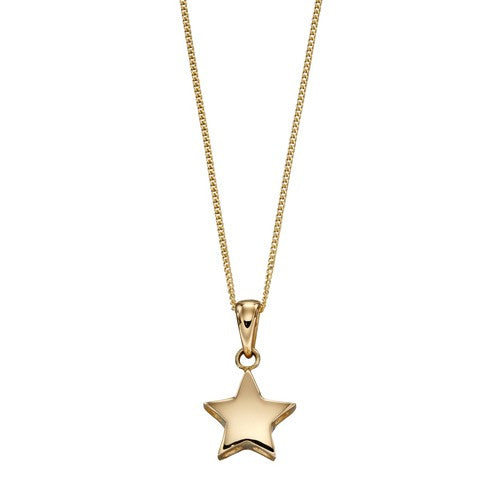 9ct Yellow Gold Star Pendant