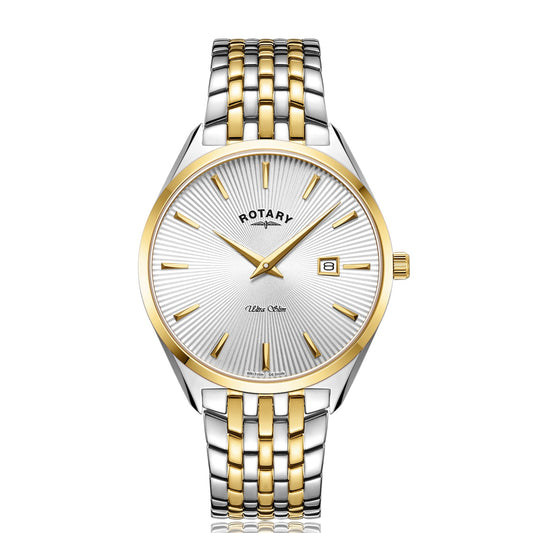 Two Tone Ultra Slim Watch