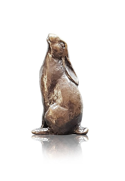 Moongazing Hare Bronze Figurine