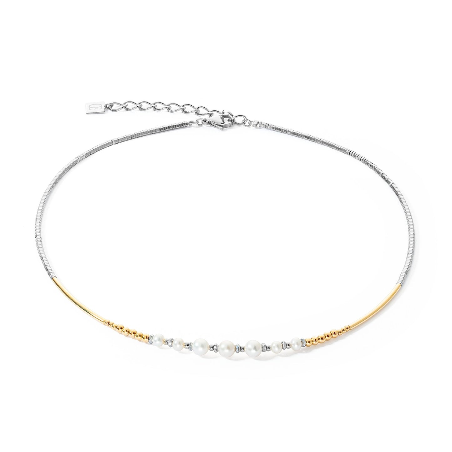 Necklace Classic Princess Freshwater Pearls Bicolour