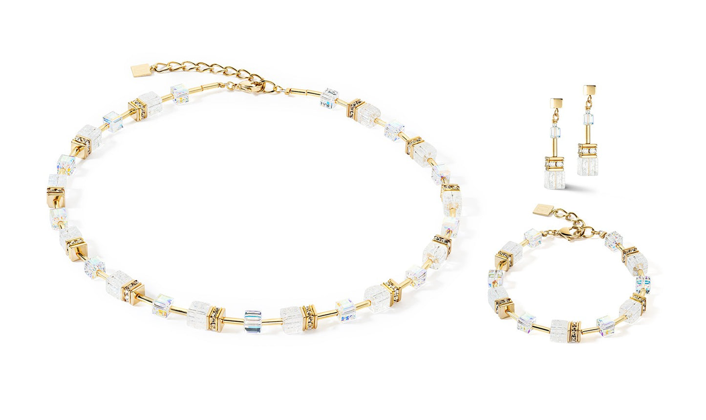 GeoCUBE Iconic Nature bracelet gold white