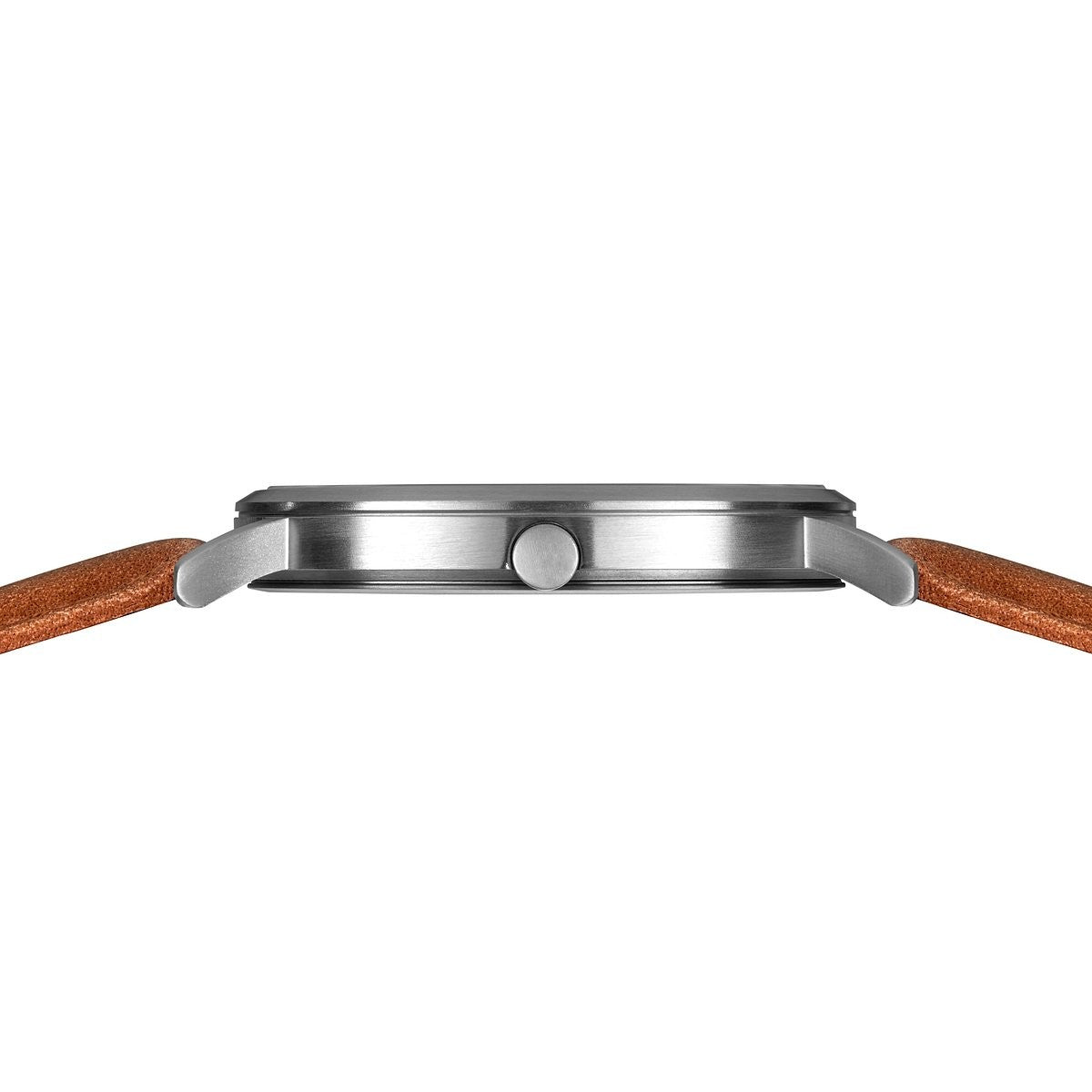 Brushed Titanium Green Dial Watch