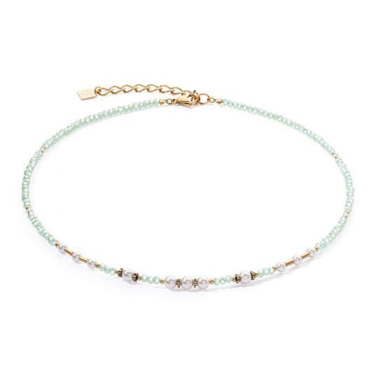 Necklace Little Twinkle Pearl Mix light green