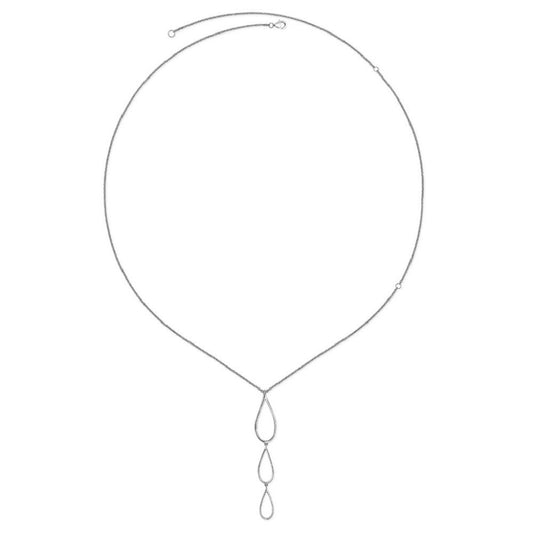 Tri Petal Long Pendant
