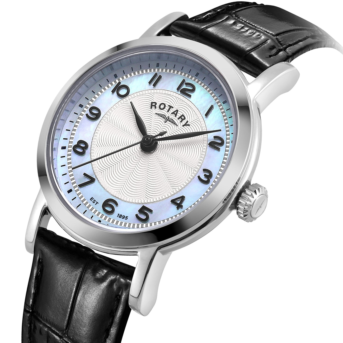 Silver Colour Mother of Pearl Watch