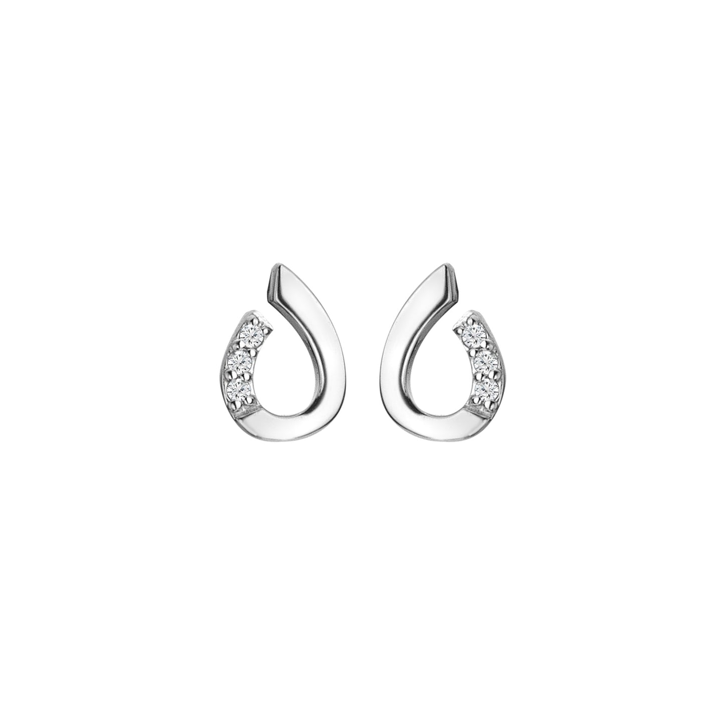 Teardrop Diamond Earrings