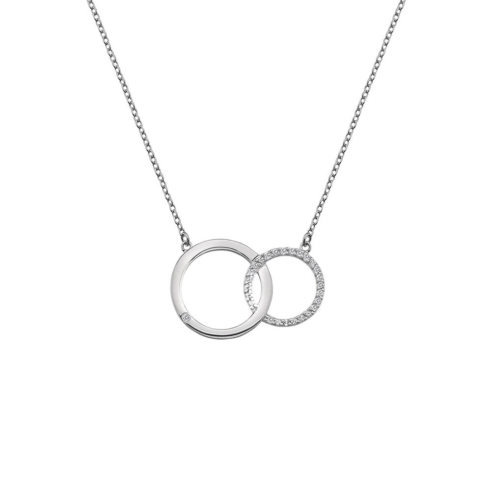 Stricking Circle Necklace